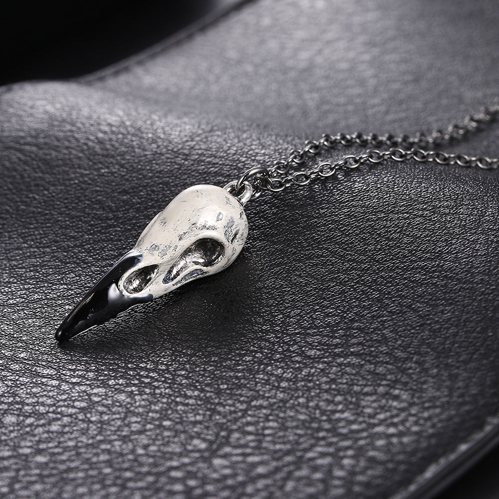 Three-dimensional Crow Skull Skull Pendant Necklace 0d999174 1cc0 459f ab5a 6ec8d8357f25