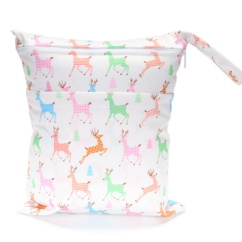 Digital Printing New Pattern Double Pocket Diaper Bag 0dab3ce3 73ee 40af ba05 b5674d4ab8a5