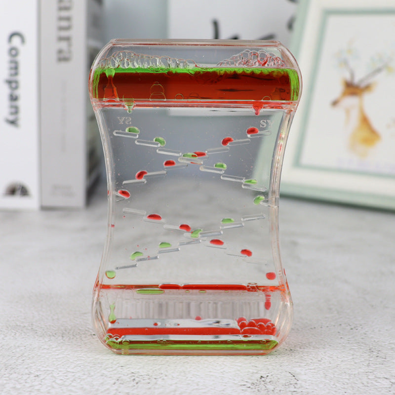 Creative Cruise Fluid Liquid Hourglass Quicksand Timer 2024 Ins Living Room Office Ornaments Desk Table Decorations Home Deco