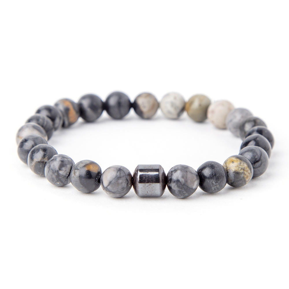Volcanic Rock Tiger Eye Bead Bracelet 0e8005b1 7148 496b a930 8aa46cf4f490