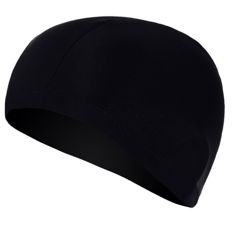 Comfortable Fit Cloth Waterproof Swimming Cap 0f318b3b b24b 46a0 a628 162287219ae4