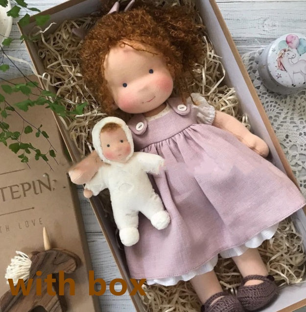 Handmade Plush Doll Golden Curly Girl Finished Product 0f732e7b ea32 4eba ae9f 0466f057b311