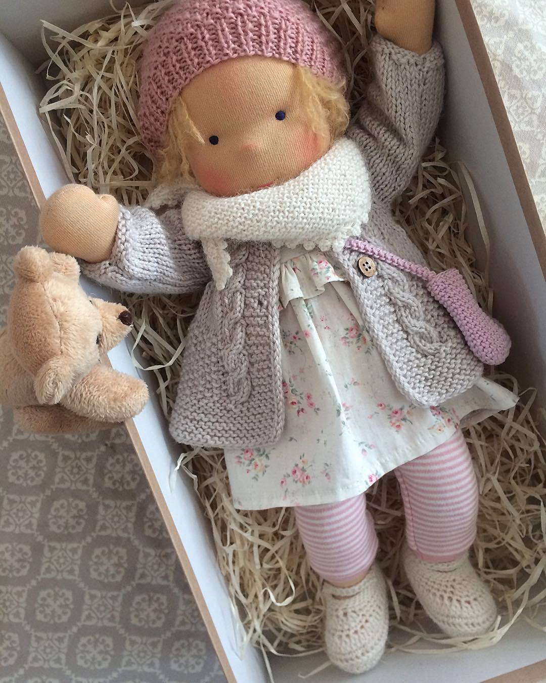 Waldorf Handmade Plush Doll Children's Toy 0fcc9052 ae56 475f 8f66 8bfd03ae2169