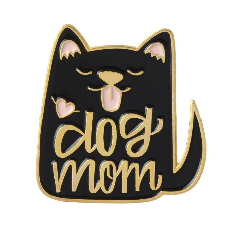 Cartoon animal dog cat brooch 1000068062864