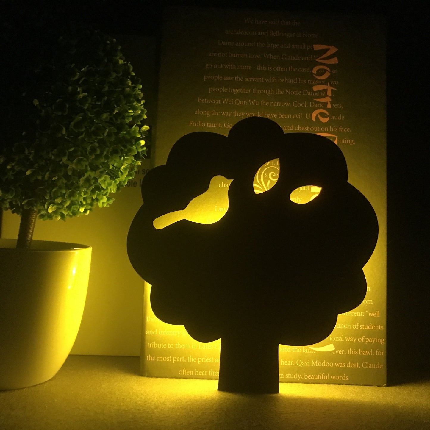 LED Animal Dog Cat Night Light Kitten Smart Sound Sensor Control Wall Lamp Home Corridor Balcony Night Lamp Baby Kids Sleep L