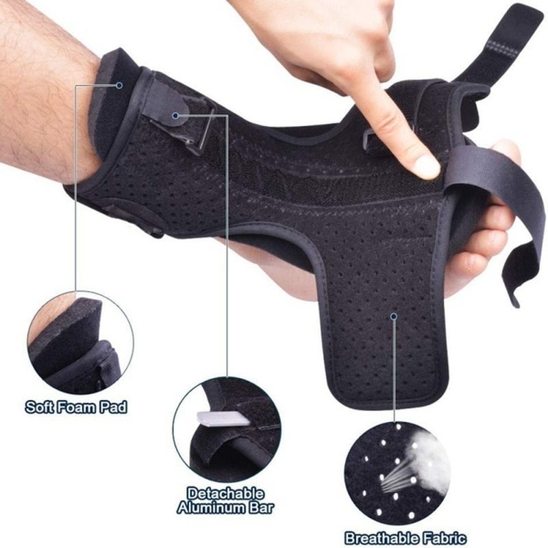 Foot Drop Ankle Support Orthosis Reinforced Instep Fixing Strap 10047171726430