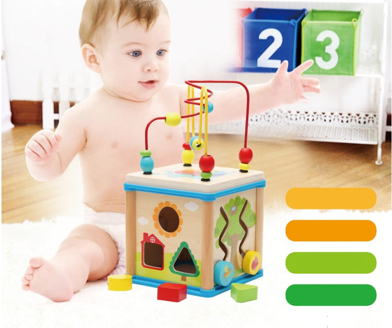 Children beaded around beads to develop educational toys 10069044379926