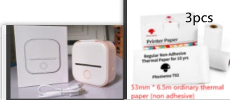 Portable Mini Thermal Label Printer Home Photo Printer Student Wrong Question Printer Bluetooth-compatible Mini Label Printer Price Tag - 图片 54