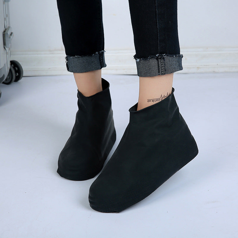 Men and women hiking slip wearable easy to carry silicone rain boots 1010582294390