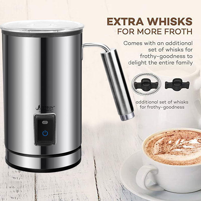 Electric Milk Frother Soft Foam Warmer for Coffee Essperso Cappuccino Milk Steamer 3 Function Creamer Milk Heater 10258378474