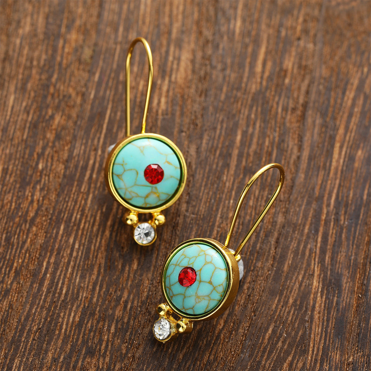 Creative Bohemian Turquoise Pendant Earrings 102756eb b044 4e5e 882d ffcc53577e72