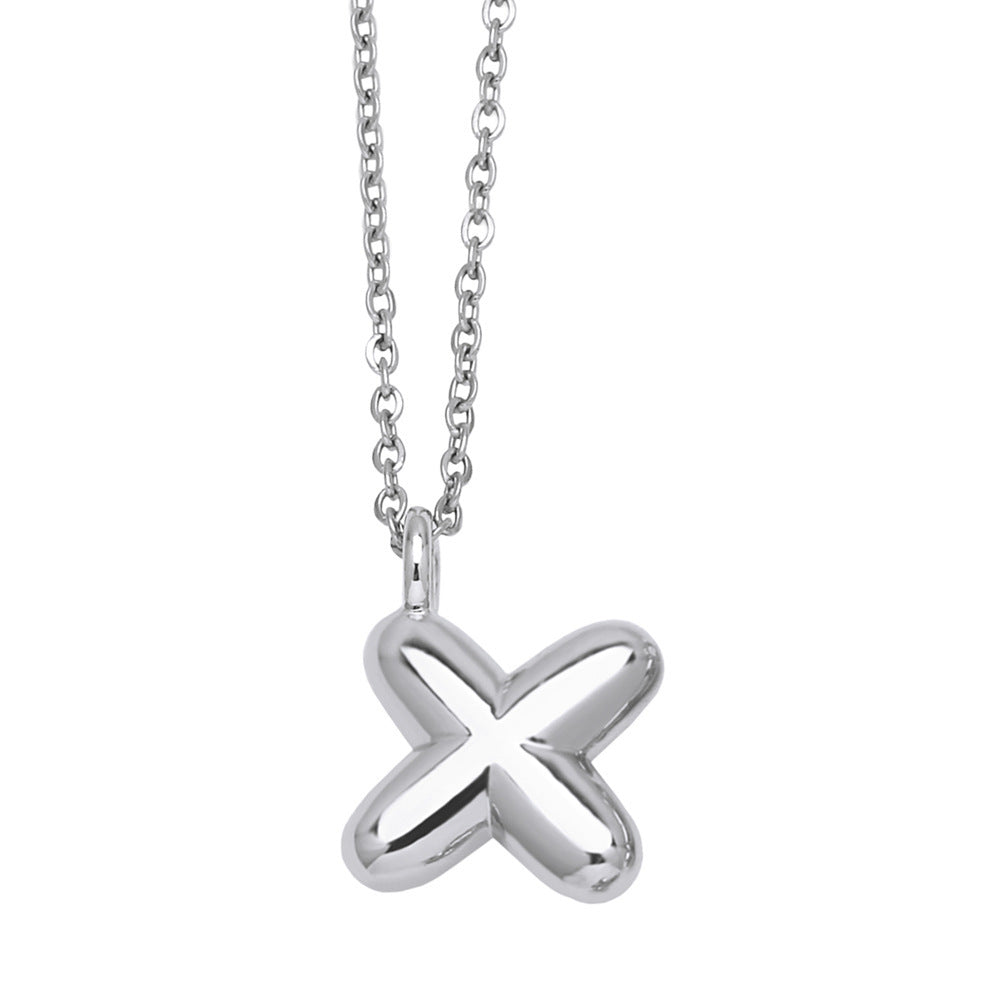 Copper Plated Gold 26 English Letters Pendant Necklace Niche Personality Clavicle Chain 1032f94e b6fb 4980 a6d9 696f2f9d5792