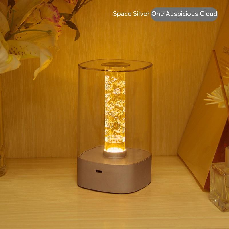 New LED Touch Atmosphere Light USB Charging Eye Protection Bedside Bedroom Lamp Bar Restaurant Garden Decoration Night Light