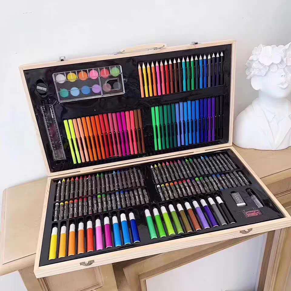 Watercolor pen stationery set 1054088740405
