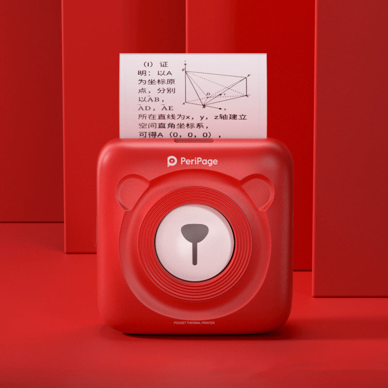 Mini Bliuetooth Wireless Thermal Printer Paper Sticker Label Printer - 图片 34