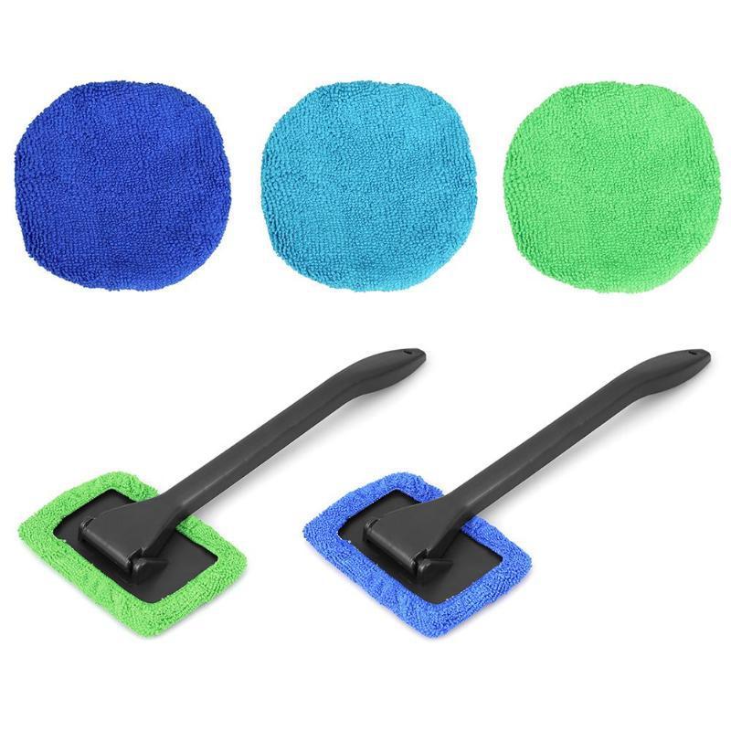 Car Window Pivoting Microfiber Cleaner Auto Window Cleaner 10562459859490