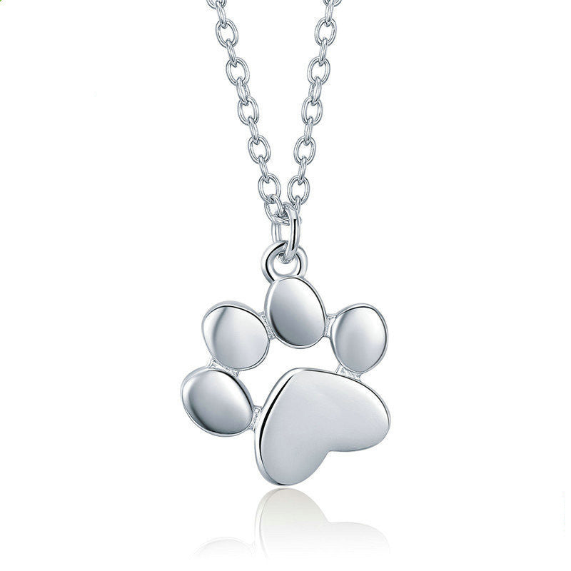 Cat Paw Cute Animal Fashion Clavicle Necklace Female 1059184789369