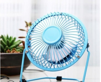 Four Inch Mini USB Iron Aluminum Leaf Office Computer Coolingquiet Fan 1061426281960