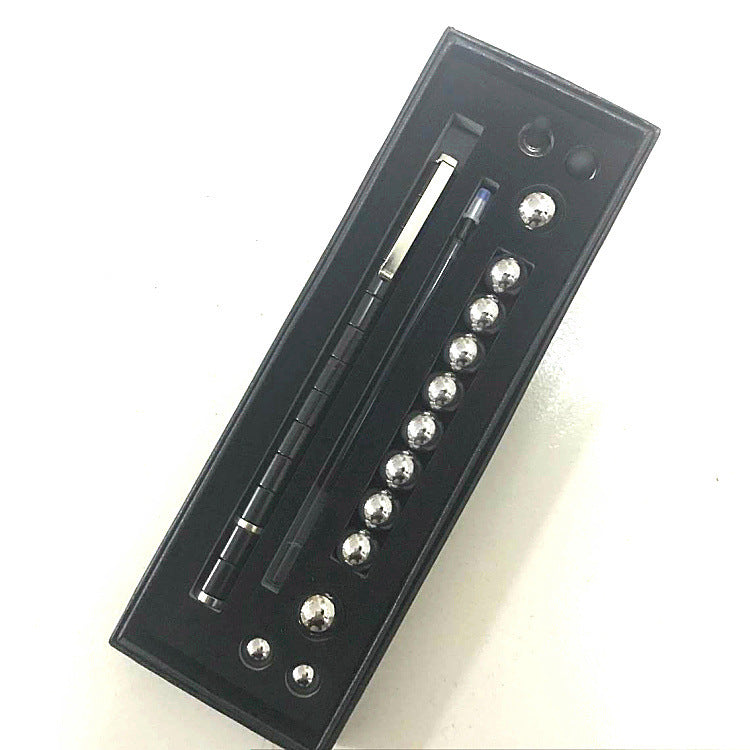 Stress Reducer Relief Toys Gift Box funny black golden kits Fidget magnetic polar pen with stylus ball pen - 图片 15