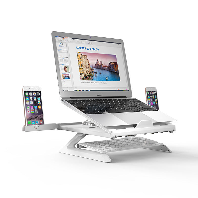New Laptop Stand Multifunctional Folding Lift Portable Laptop Stand Monitor Increase Rack Aluminum Alloy Base - 图片 5