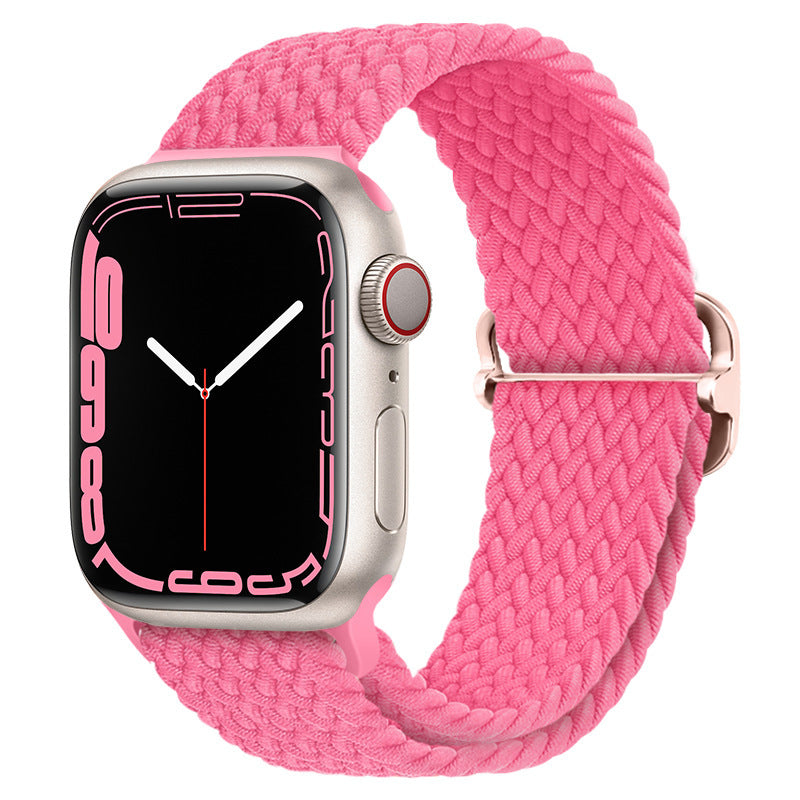 Double Loop Nylon Loop Woven Rainbow Watch Strap 1095ccff 55c5 4709 b375 5dfc52e71de7