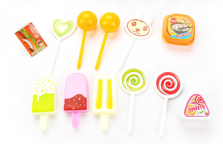 Children pretend play toys simulation candy Cart 1097450267035