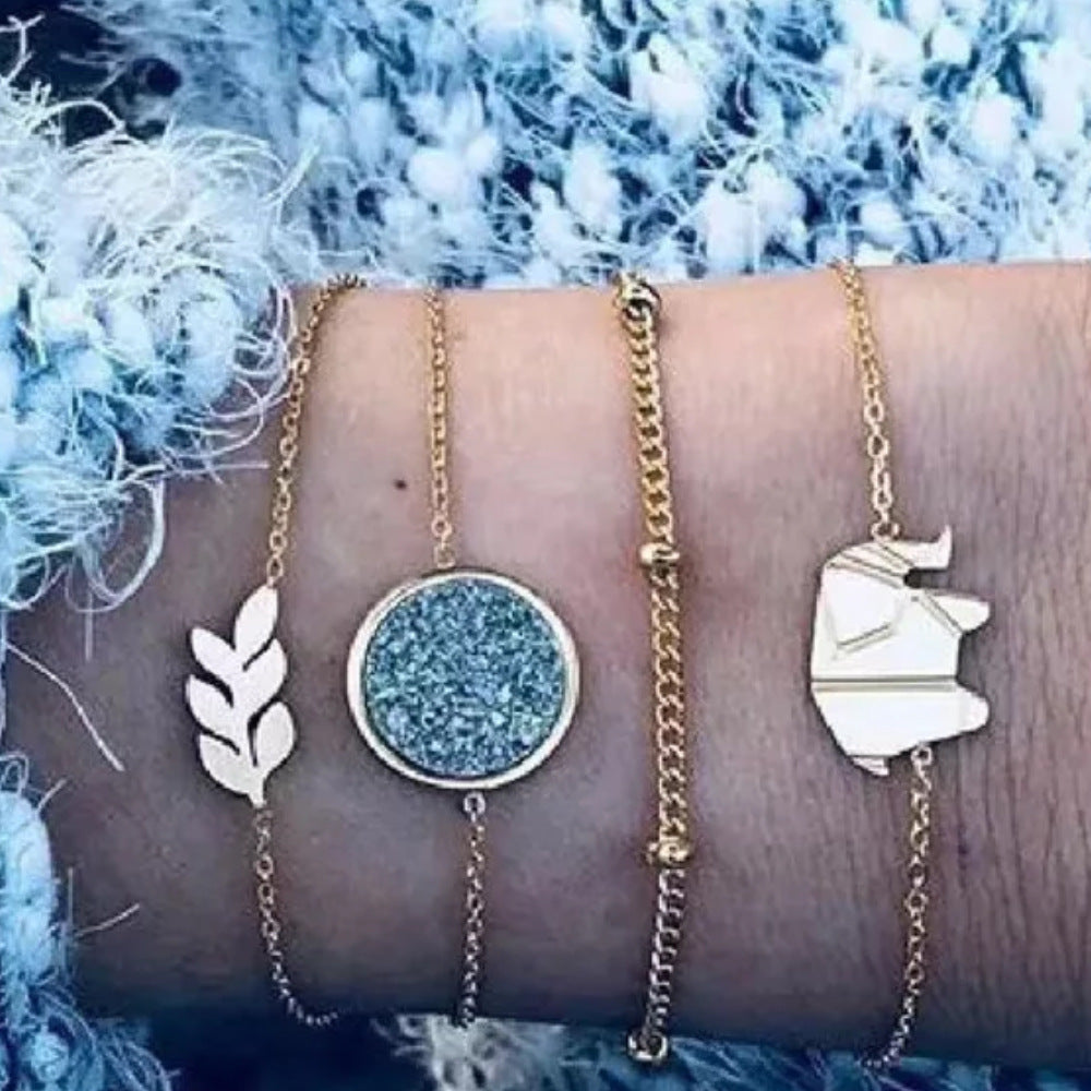Bohemian Bracelets & Bangles Set Vintage Bead Boho Charm Bracelet For Women Jewelry Accessories Pulseras Mujer Bijoux Femme 1