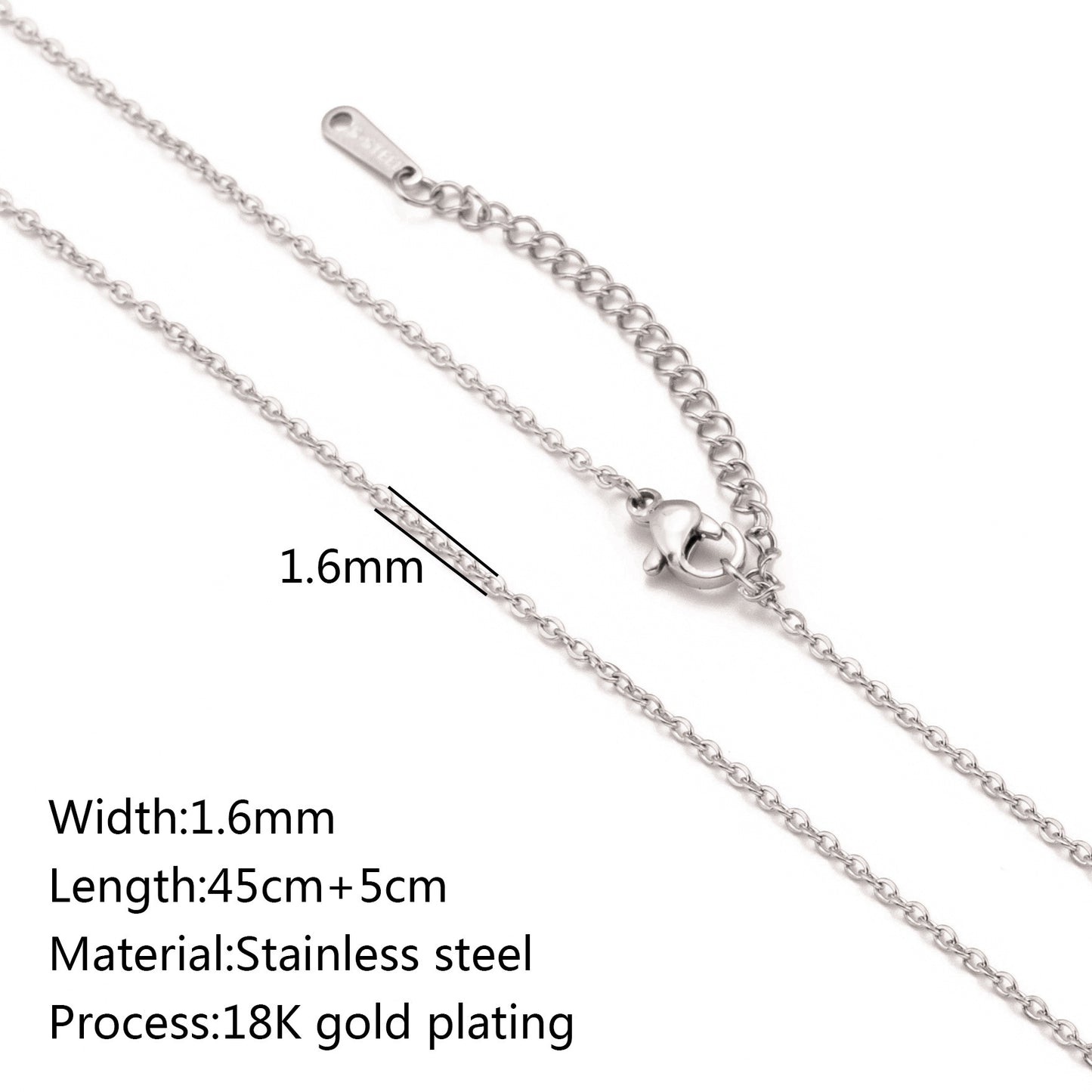 Stainless Steel Vacuum Vapor Plating 18K Gold Color Protection Lip Chain Accessories 10e6f549 c7f1 405a bab4 b35cfc00c331