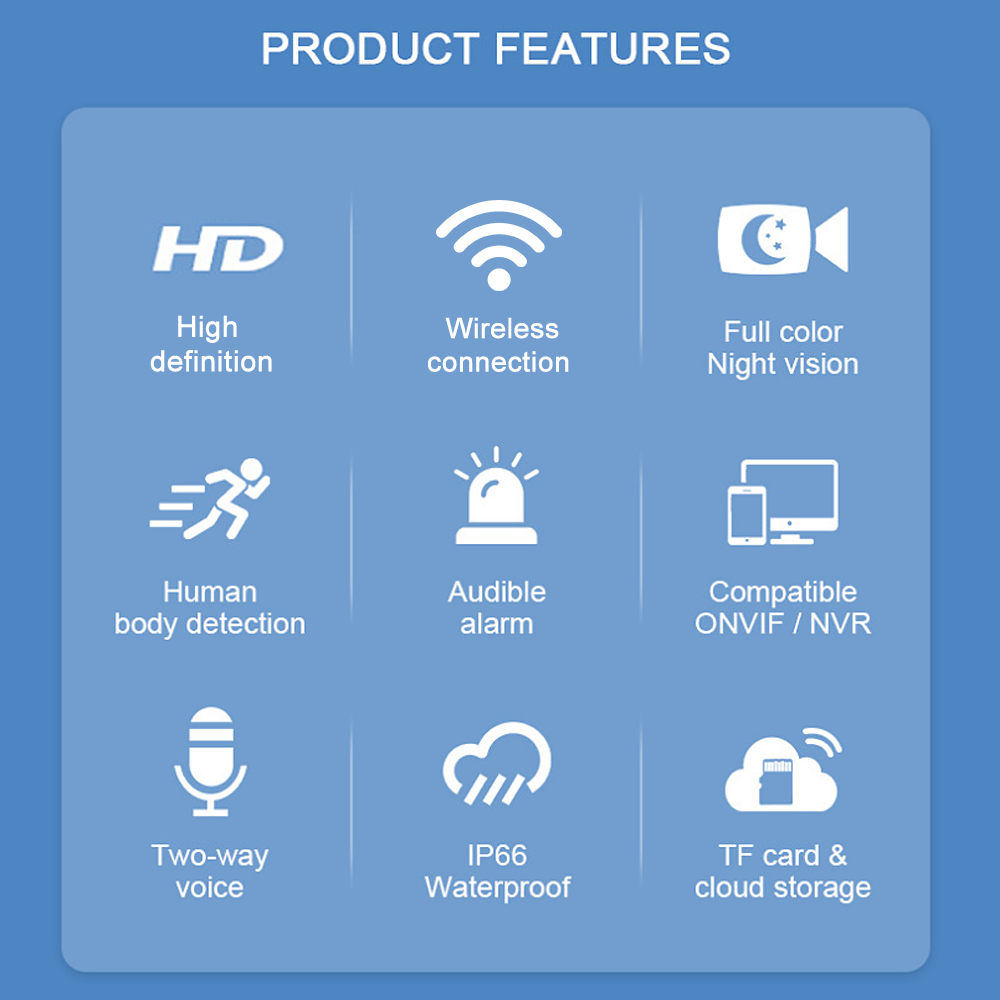 Real-time Motion Detection & Alert, Two-way Audio Communication – Ideal for Courtyards, Farms, Fishponds, Orchards 11