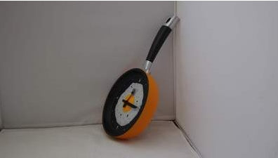 Boiled egg pot wall clock 11044797697324