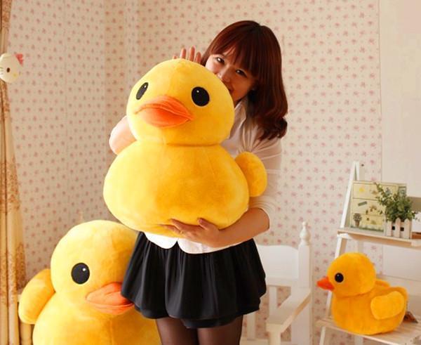 Small yellow duck plush toy 1110651594660