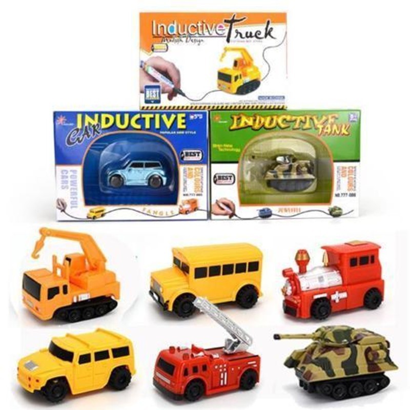 Engineering Vehicles MINI Magic Pen Inductive Children's Truck Tank 1113958751104