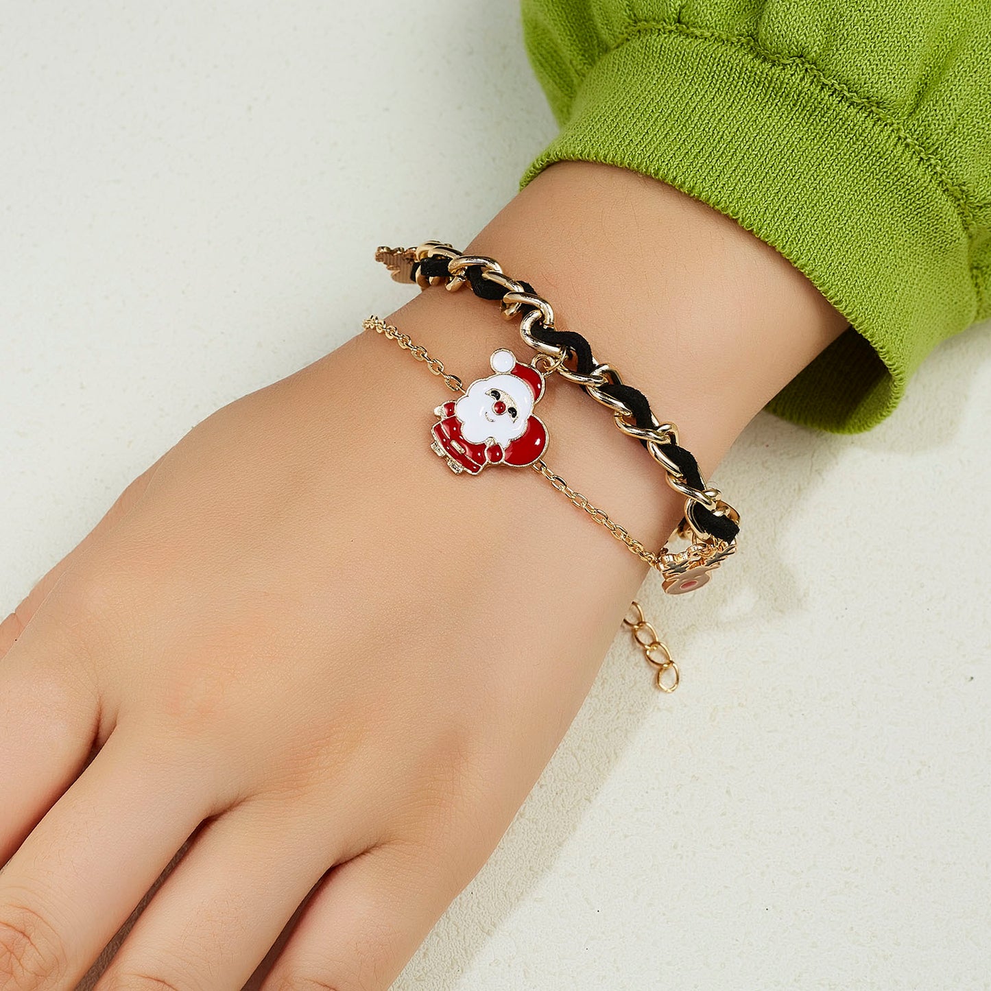 Christmas multi-layer braided bracelet 1115075536562