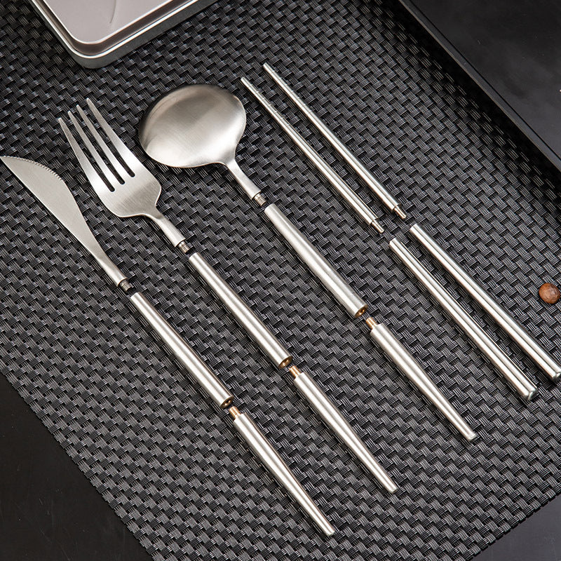 stainless steel portable cutlery set 11195248254083