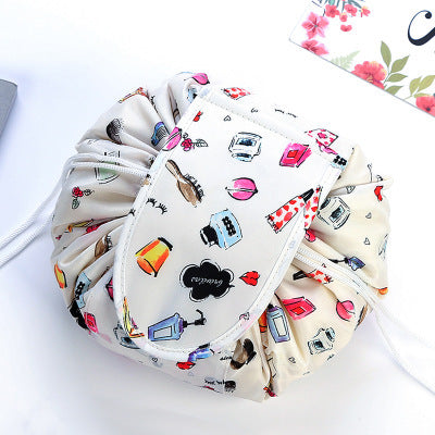 Portable waterproof drawstring cosmetic bag 1121028925559