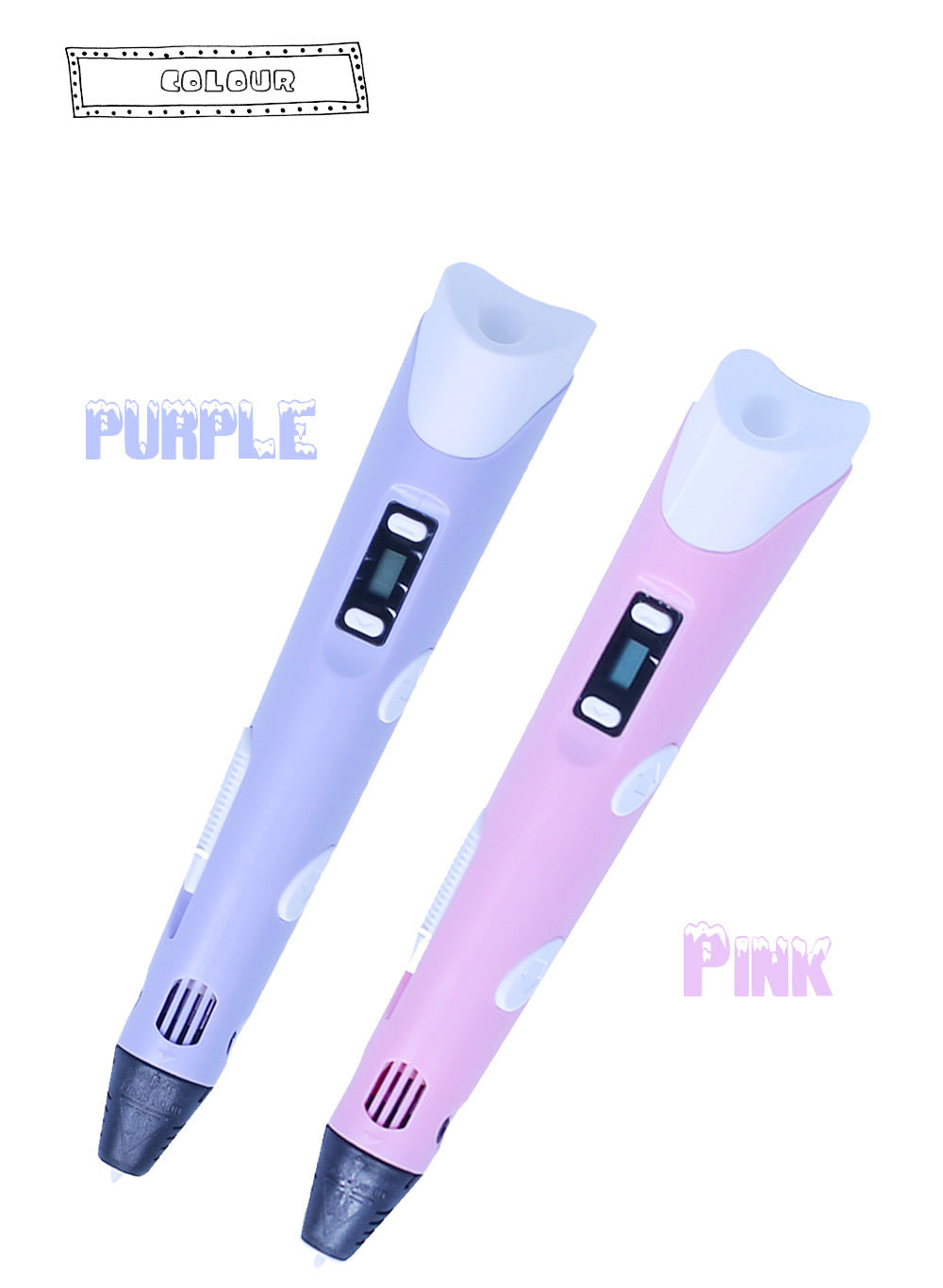 3D print pen 3D pen two generation graffiti 3D stereoscopic paintbrush children puzzle painting toys - 图片 8