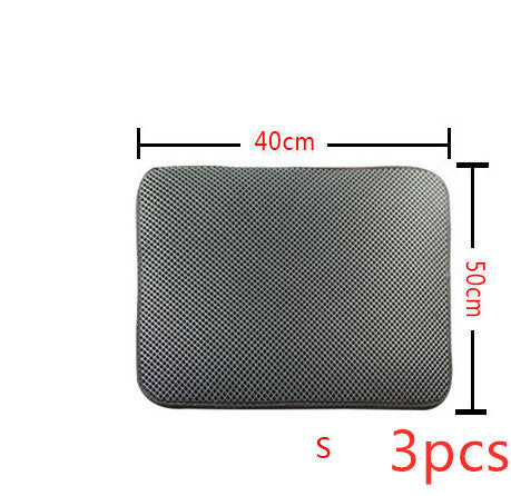 Double Layer Litter Cat Bed Pads Pet Cat Litter Mat Trapping Pets Litter Box Mat Pet Product Bed For Cats House Clean Mat 114