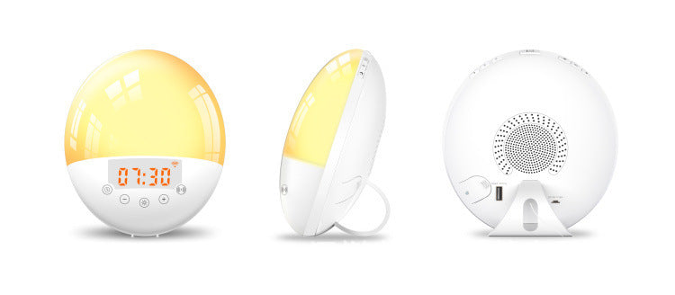 WiFi Voice Control Intelligent Alarm Clock, Sunrise Natural Wake-up Light 1141663776796