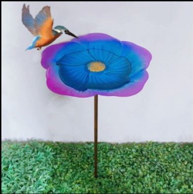 Ground Metal Flower With Sheep Hook Bird Feeder 1141f34c 23b4 406d 8660 e756e8034fcc