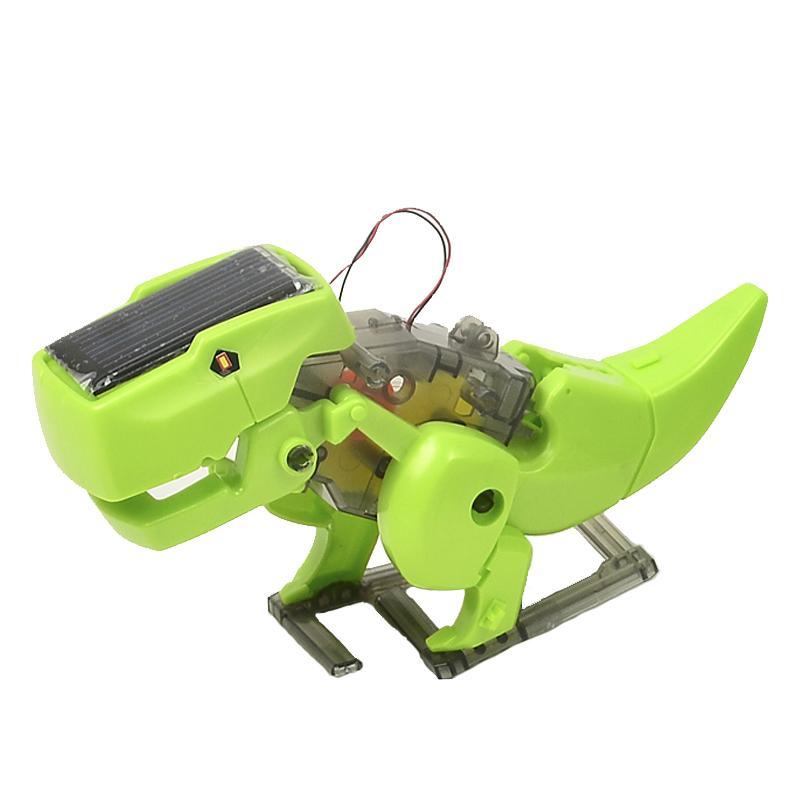 High Tech DIY 4in1 Transforming Solar Powered DinoRobot 1144549365674
