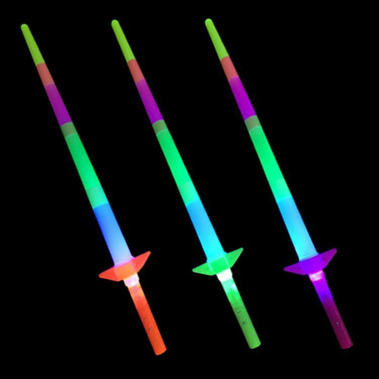 Luminous wand children''s magic wand concert props fluorescent wand floor stand luminous toys pop up fairy wand night light 1