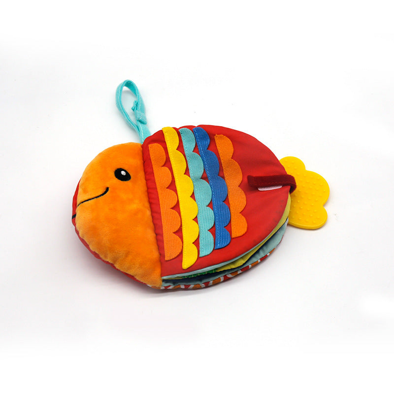 Puzzle baby cartoon little fish cloth book doll 1160691388880
