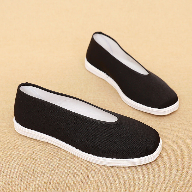 Old Beijing Cloth Shoes Men's Multi-layer Cloth Bottom Round Mouth Kung Fu 1189babe d75b 47cd 9562 b61930dabc90