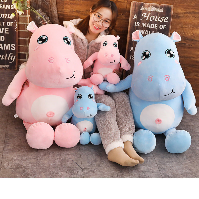 Hippo plush pillow 1201579650052