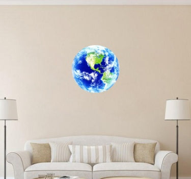 Glow In The Dark 3D Earth Wall Sticker FREE GLOBAL SHIPPING 1211806229275