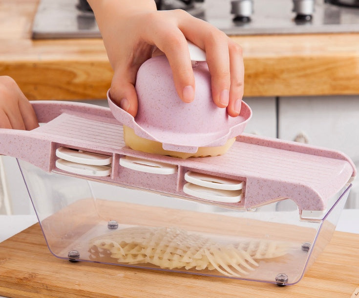 Multifunctional Vegetable Cutter Home Kitchen Slicing And Dicing Fruit Artifact 122185006070