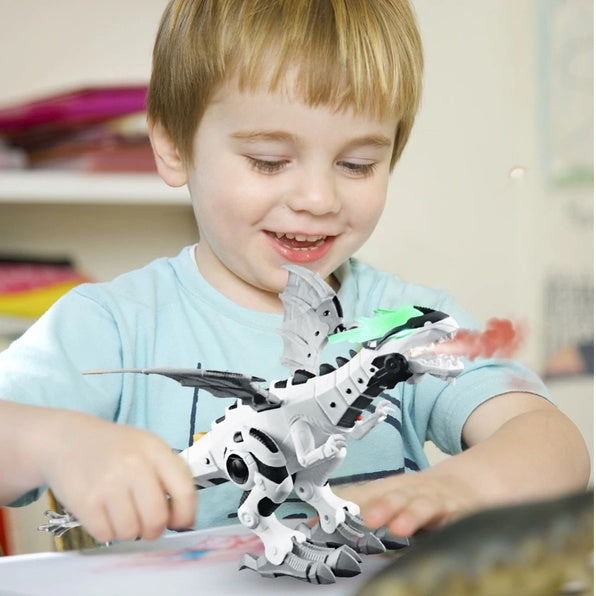Walking Dragon Toy Fire Breathing Water Spray Dinosaur 1231120214488