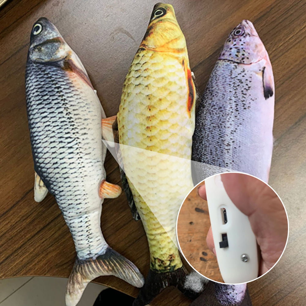 Without Cat Nip Version - Electric Jumping Fish Simulation Electric Fish Toy 1237550939062