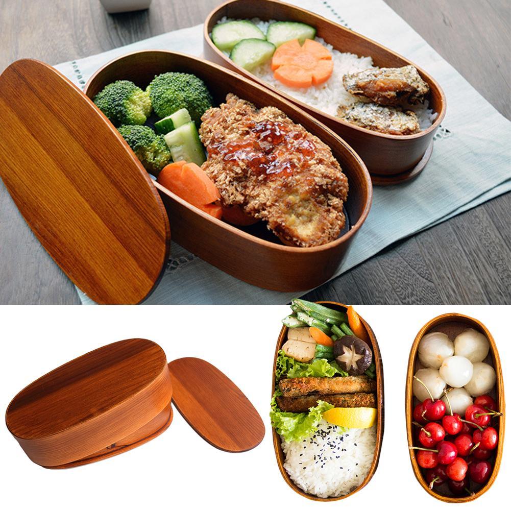 Japanese style cedar bento box 1241268714485