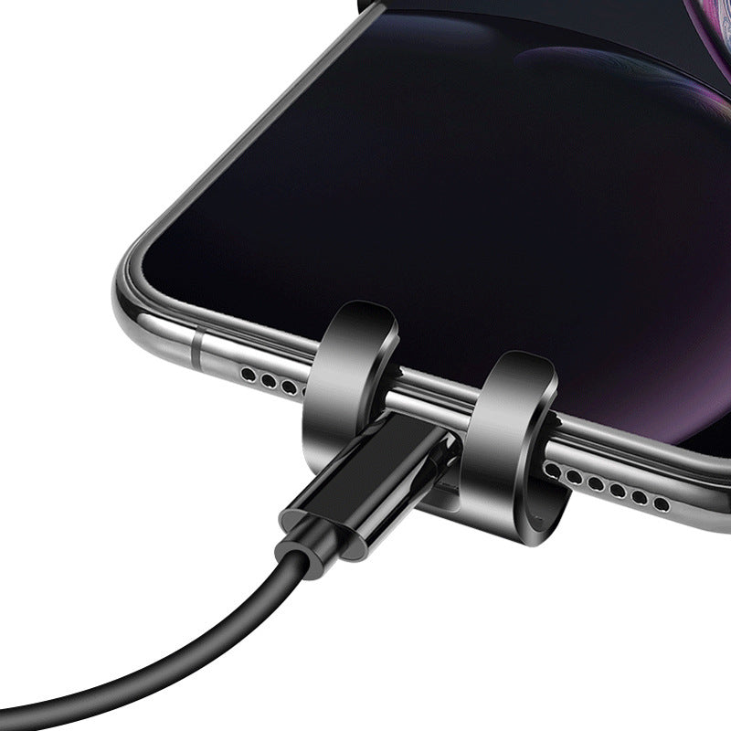 New S4 gravity mirror ABS mobile phone bracket air conditioning port navigation bracket gift customized mobile bracket - 图片 4